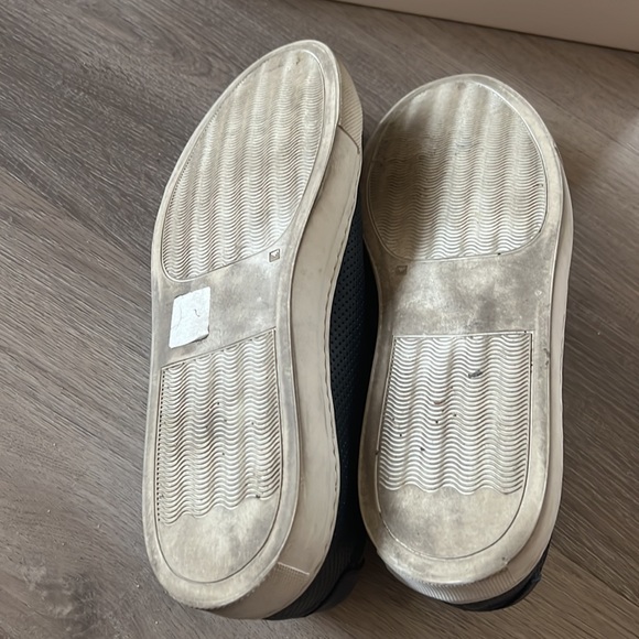 Common Projects Woman Navy Leather Perforated 38 with Box - Picture 4 of 8